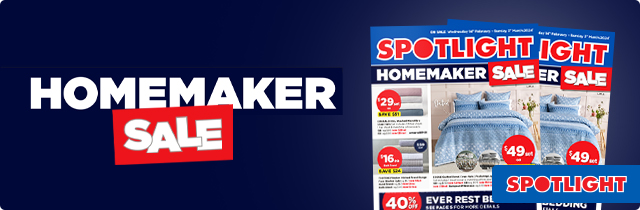 Homemaker Sale - Spotlight