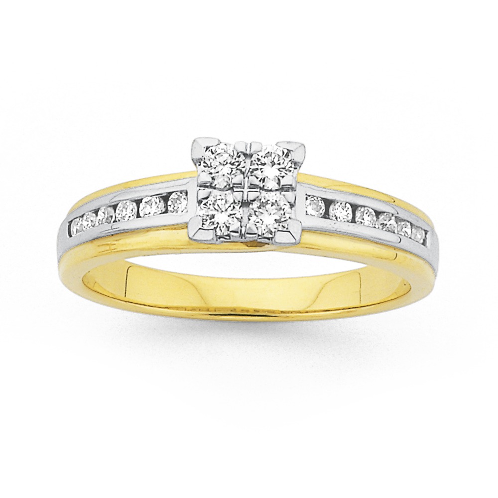 9ct 5mm Half Round Wedding Ring - Size V | Goldmark (AU)