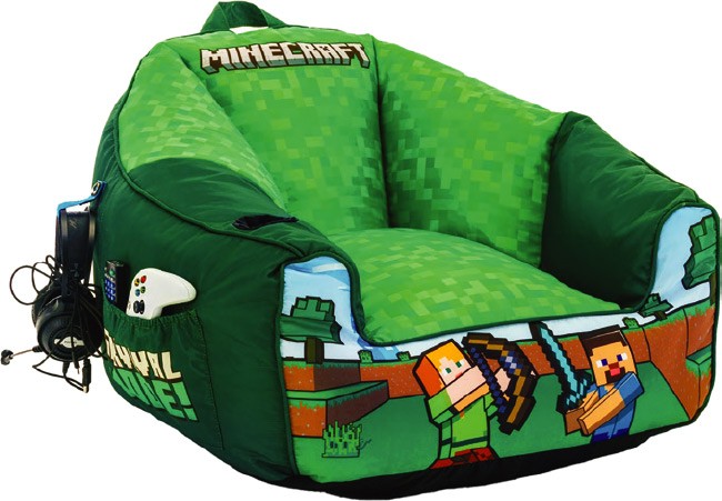 Minecraft bean bag discount chair