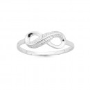 Infinity-Feather-Ring-Silver Sale