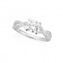 Cubic-Zirconia-Crossover-Ring-in-Sterling-Silver Sale