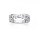 Sterling-Silver-Channel-Set-Cubic-Zirconia-Kiss-Ring Sale