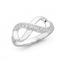 Cubic-Zirconia-Infinity-Ring-in-Sterling-Silver Sale