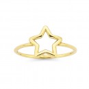 Star-Ring-in-9ct-Yellow-Gold Sale
