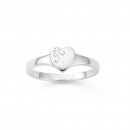 Sterling-Silver-Heart-Signet-Ring Sale