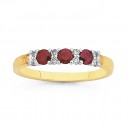 9ct-Ruby-and-Diamond-Ring Sale