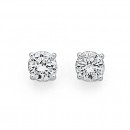 Sterling-Silver-6mm-Cubic-Zirconia-Studs Sale