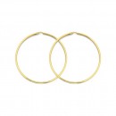 9ct-Gold-Hoops-66mm Sale