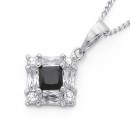 Sterling-Sterling-Silver-Cubic-Zirconia-Pendant Sale
