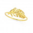 9ct-Feather-Ring Sale
