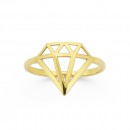 Diamond-Shaped-Ring-in-9ct-Yellow-Gold Sale