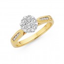 9ct-Cluster-Diamond-Ring-Total-Diamond-Weight50ct Sale