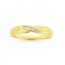 9ct-Diamond-Channel-Set-Crossover-Ring Sale