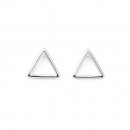 Triangle-Stud-Earrings-in-Sterling-Silver Sale