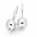8mm-Euroball-Earrings-Sterling-Silver Sale