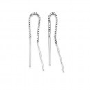 Chain-and-Bar-Thread-Earrings-in-Sterling-Silver Sale