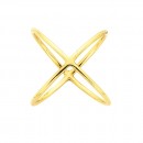 9ct-Crossed-Bands-Ring Sale