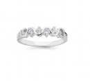 Sterling-Silver-Cubic-Zirconia-Wave-Ring Sale