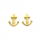 Anchor-Studs-in-9ct-Yellow-Gold Sale