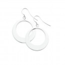 Sterling-Silver-30mm-Circle-Hook-Earrings Sale