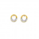 9ct-Circle-Earrings-with-Diamond Sale