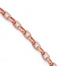45cm-Solid-Oval-Belcher-Chain-in-9ct-Rose-Gold Sale