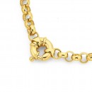 9ct-50cm-Belcher-Bolt-Ring-Necklace Sale