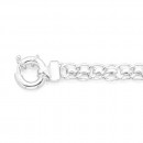 Sterling-Silver-19cm-Oval-Fancy-Link-Bracelet Sale