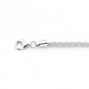 Sterling-Silver-19cm-Wheat-Chain-Bracelet Sale
