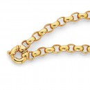9ct-19cm-Solid-Oval-Belcher-Bracelet Sale