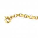 9ct-20cm-Belcher-Bolt-Ring-Bracelet Sale
