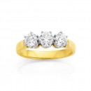 18ct-3-Stone-Diamond-Ring-Total-Diamond-Weight100ct Sale