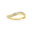 9ct-Swirl-Diamond-Ring Sale