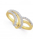 9ct-Diamond-Swirl-Ring Sale