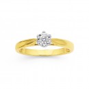 Diamond-Solitaire-Ring-in-9ct-Yellow-Gold Sale