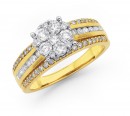 9ct-Diamond-Ring-Total-Diamond-Weight100ct Sale