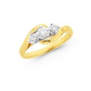 18ct-Gold-Crossover-Diamond-Ring Sale