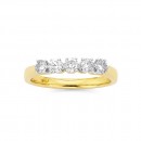 9ct-Gold-Diamond-Ring-TDW50ct Sale