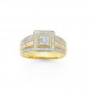 9ct-Diamond-Fancy-Dress-Ring Sale