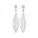 Feather-Earrings-in-Sterling-Silver Sale