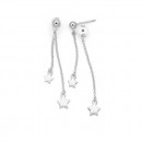 Sterling-Silver-Drop-Earrings-Featuring-Stars Sale