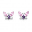 Cubic-Zirconia-Butterfly-Studs-in-Sterling-Silver Sale