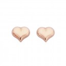 Heart-Studs-in-9ct-Rose-Gold Sale