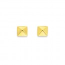 Pyramid-Studs-in-9ct-Yellow-Gold Sale