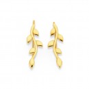 Curved-Vine-Ear-Climbers-in-9ct-Yellow-Gold Sale