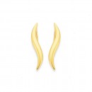 Wave-Ear-Climbers-in-9ct-Yellow-Gold Sale