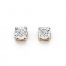 Diamond-Stud-Earrings-in-9ct-Yellow-Gold Sale