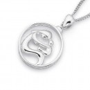 Mother-and-Child-Pendant-in-Sterling-Silver Sale