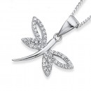 Cubic-Zirconia-Dragonfly-Pendant-in-Sterling-Silver Sale