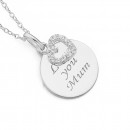 Cubic-Zirconia-Round-Mum-Pendant-in-Sterling-Silver Sale